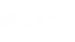 sony logo white